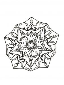 Hand drawn irregular Mandala