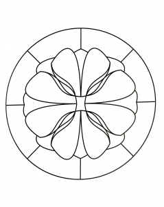 Simple Mandala with few details
