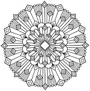 "Celtic Art" Mandala with abstract patterns