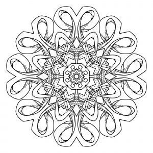 Elegant abstract Mandala