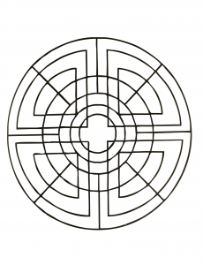 Geometric simple Mandala