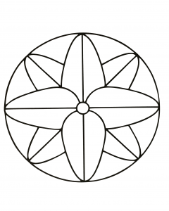 Geometric very simple Mandala