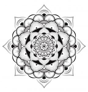 Mandala inspired by Hinduism