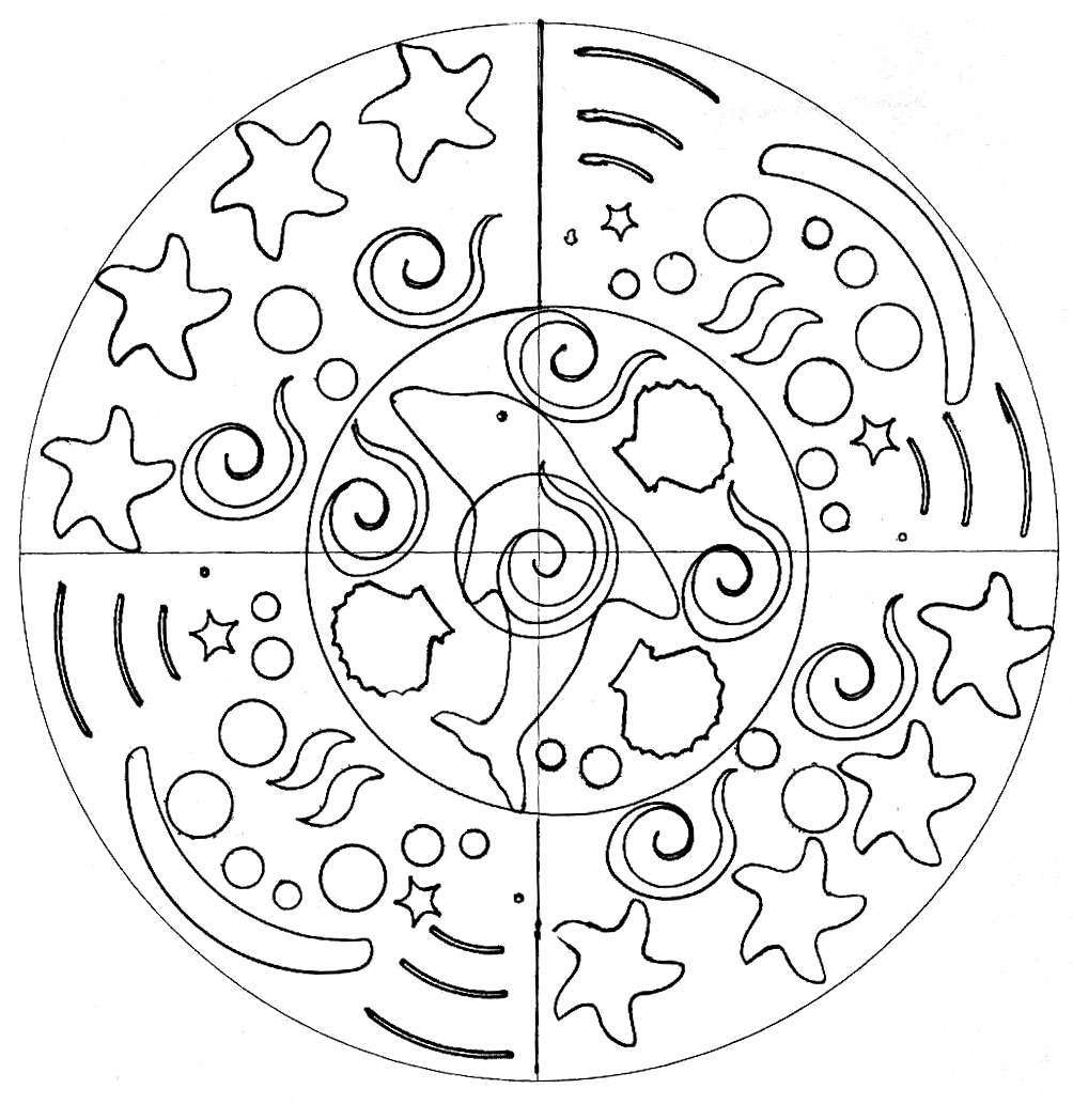 This mouse is just waiting to be colored in this pretty original Mandala, it's up to you to print it and let your artistic sense guide you.