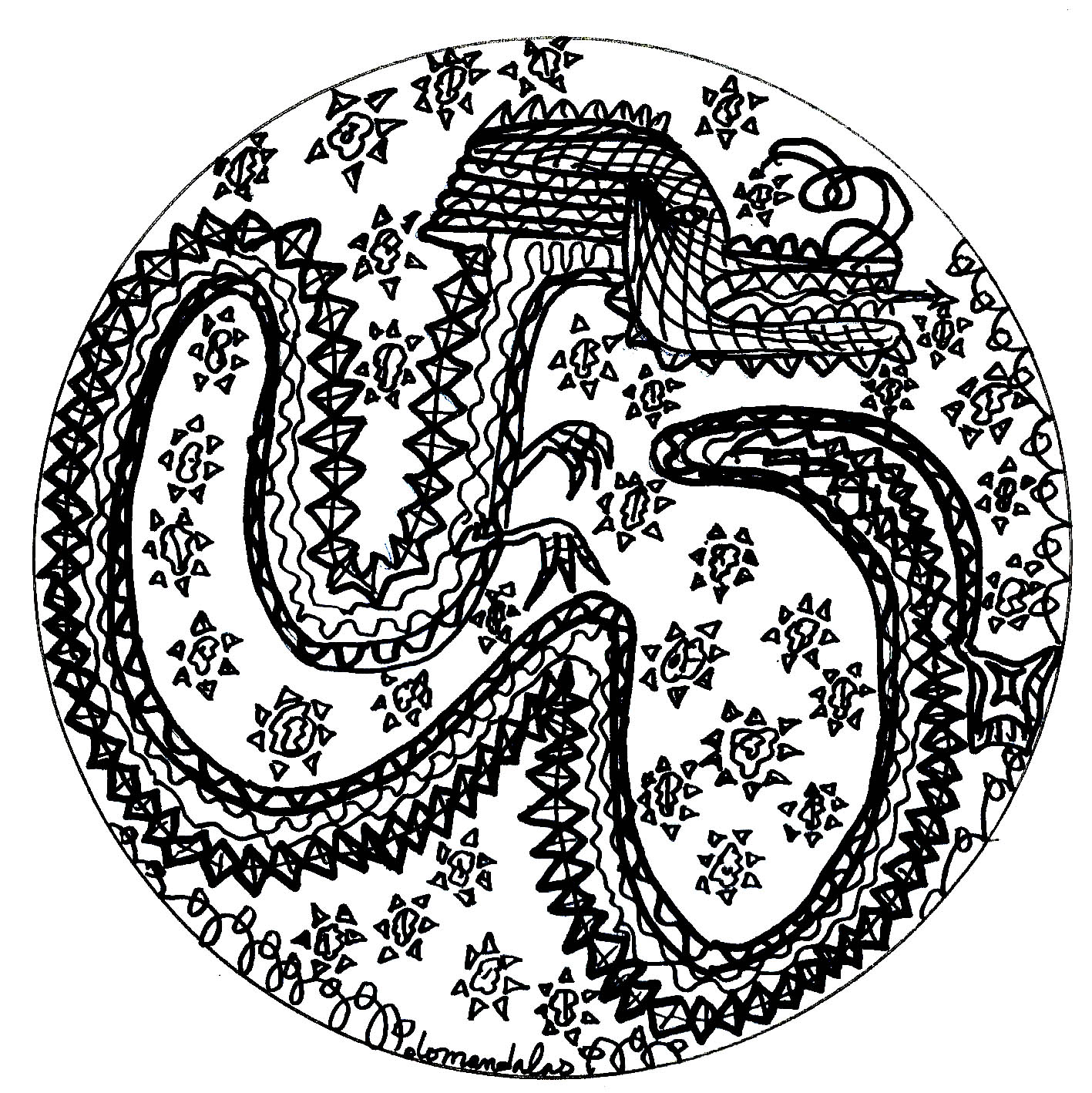This dragon is ready to be colored in this incredible Mandala, you can print it and let your creativity guide you. This dragon is ready to be colored in this incredible Mandala, you can print it and let your creativity guide you.