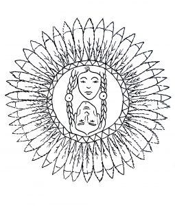 Indians in a Mandala