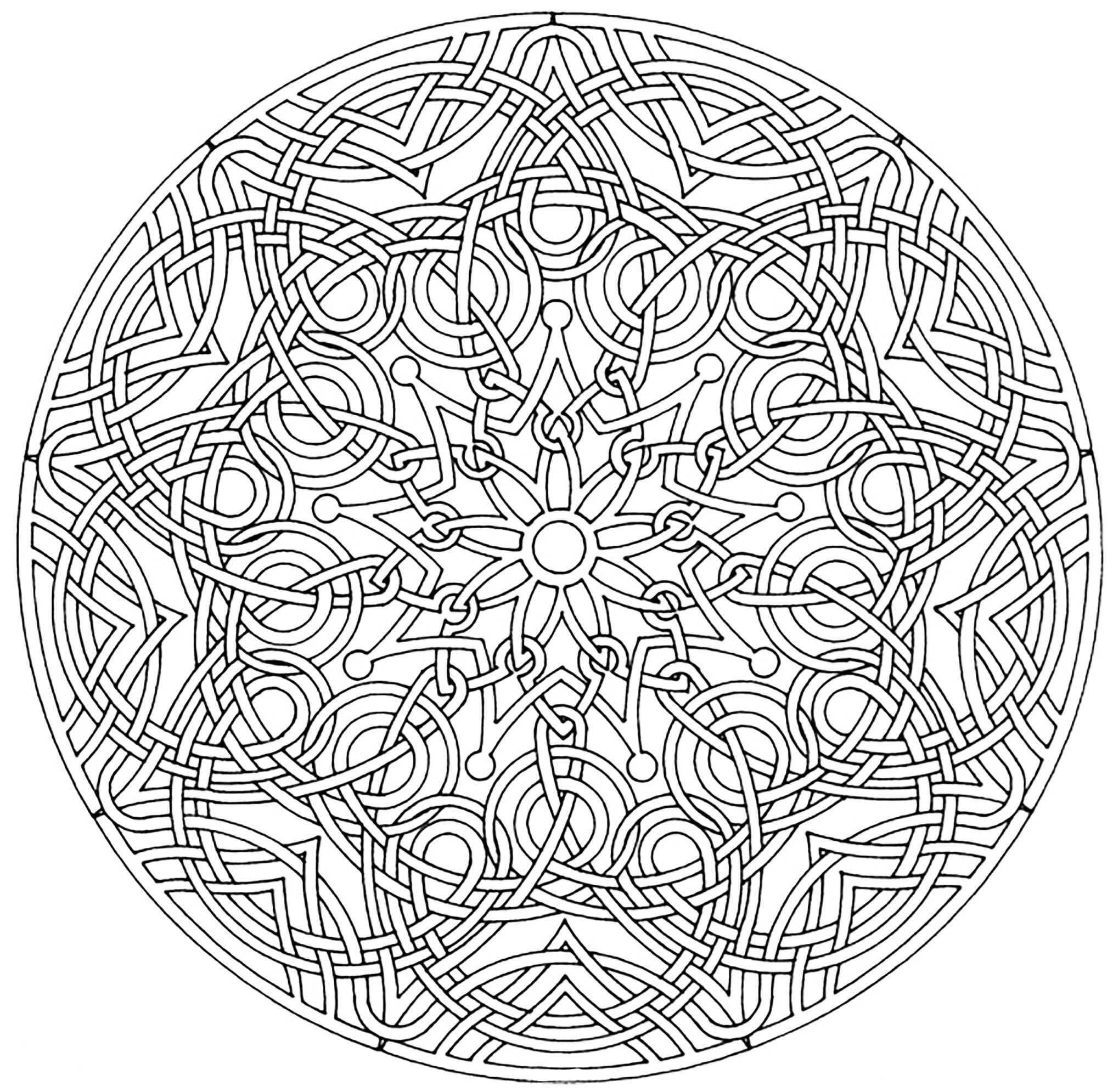 Download Royal & Majestic Mandala - Difficult Mandalas (for adults) - 100% Mandalas Zen & Anti-stress