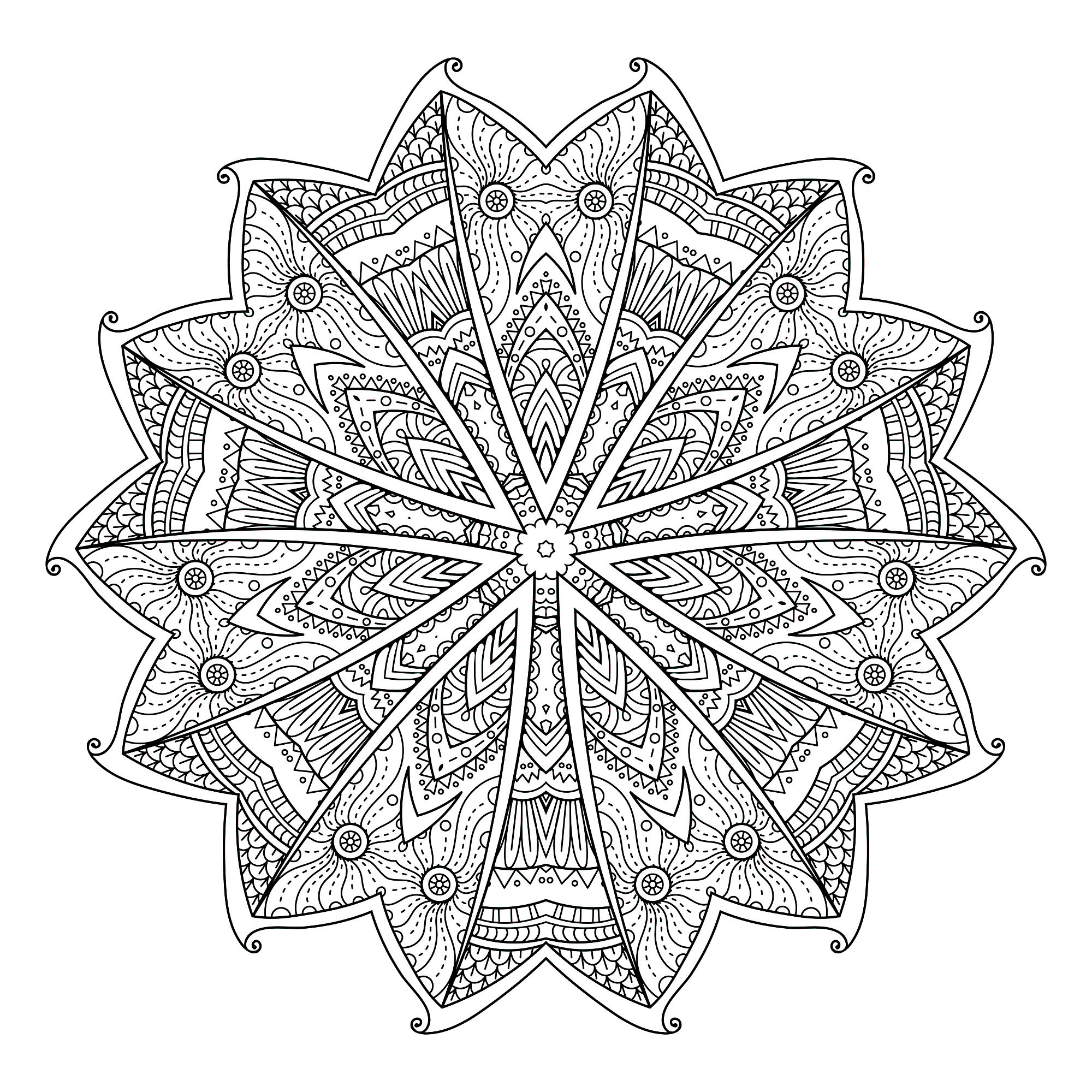 Difficult Mandala with flowers Difficult Mandalas for Difficult Mandala with flowers Difficult Mandalas for
