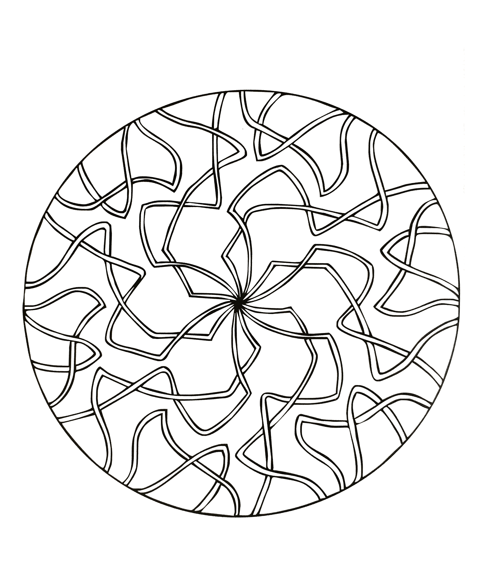 Many small details and little areas for a Mandala very original and harmonious. Do whatever it takes to get rid of any distractions that may interfere with your coloring.