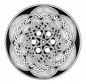 "Celtic Art" Mandala coloring page   2