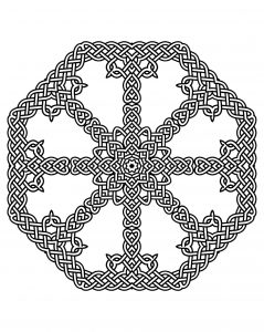 "Celtic Art" Mandala coloring page   3