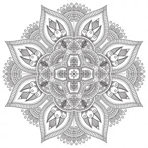 Difficult Zen & Anti-stress Mandala - 8