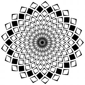 Mandala full a quadrilateral forms