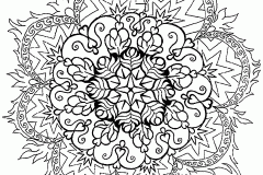 Mandala to color adult difficult (4)