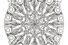 Mandala to print & color for free