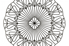 Mandala with beautiful lines