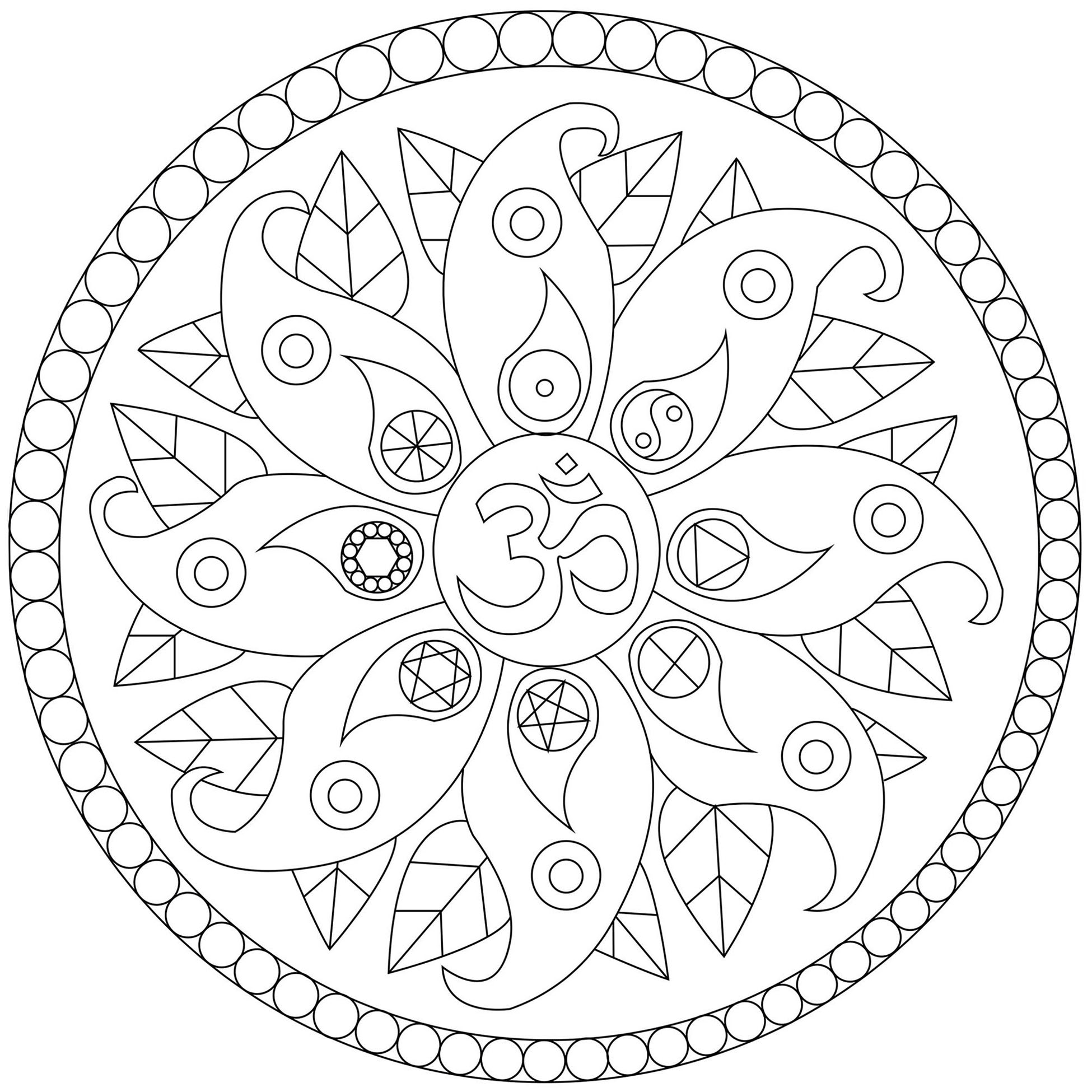 50-best-ideas-for-coloring-mandala-dessin-facile