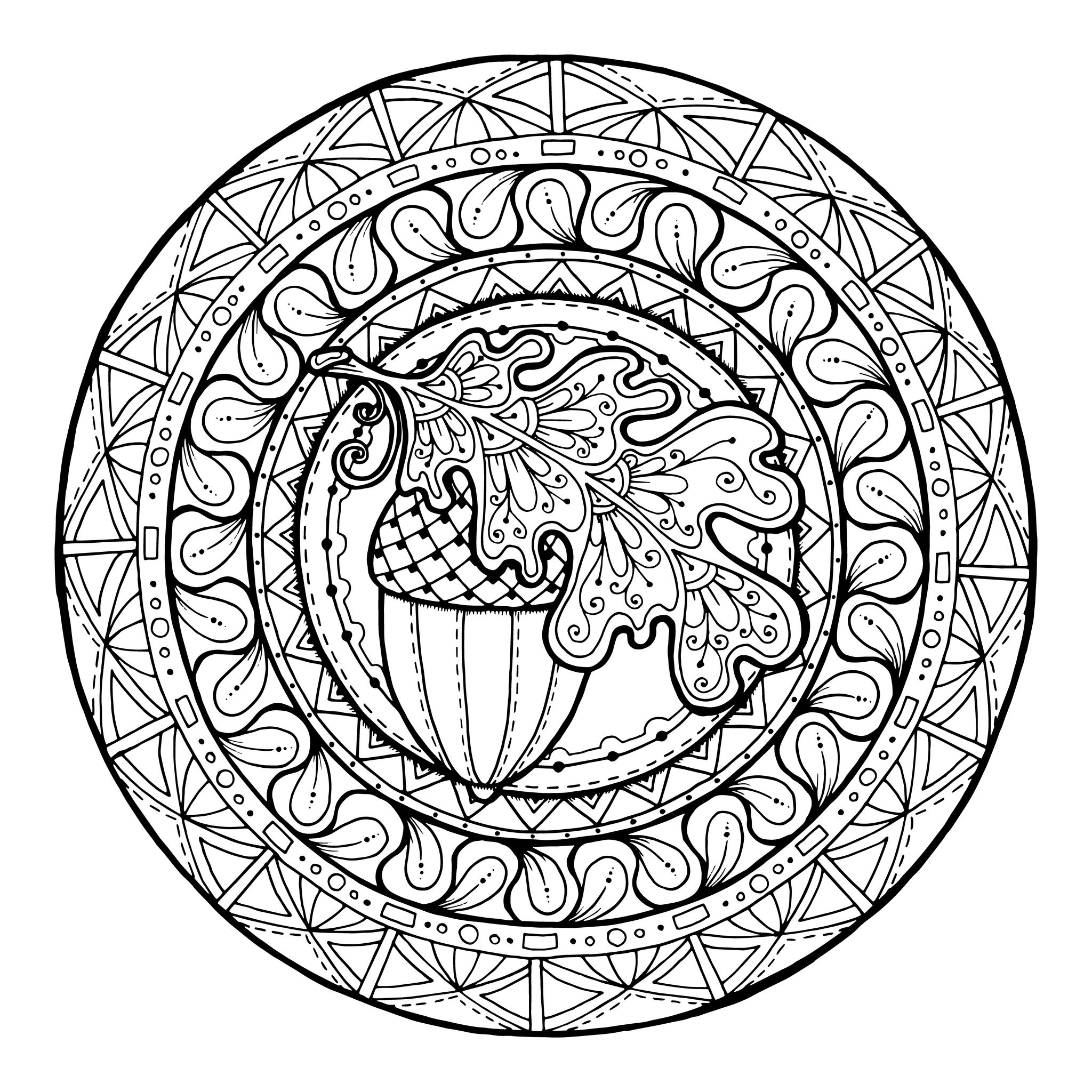 The vegetal elements often marry very well with the Mandalas, discover it with this incredible Mandala. You must clear your mind and allow yourself to forget all your worries and responsibilities. The vegetal elements often marry very well with the Mandalas, discover it with this incredible Mandala. You must clear your mind and allow yourself to forget all your worries and responsibilities.