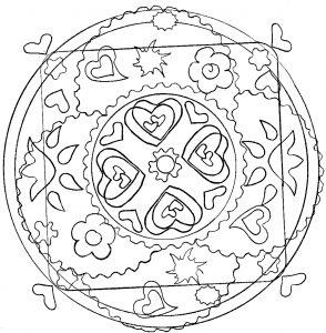 Cool Hand drawn Mandala - Mandalas with Flowers & vegetation