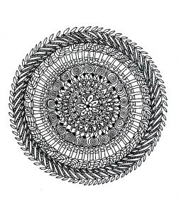 Mandala with little details