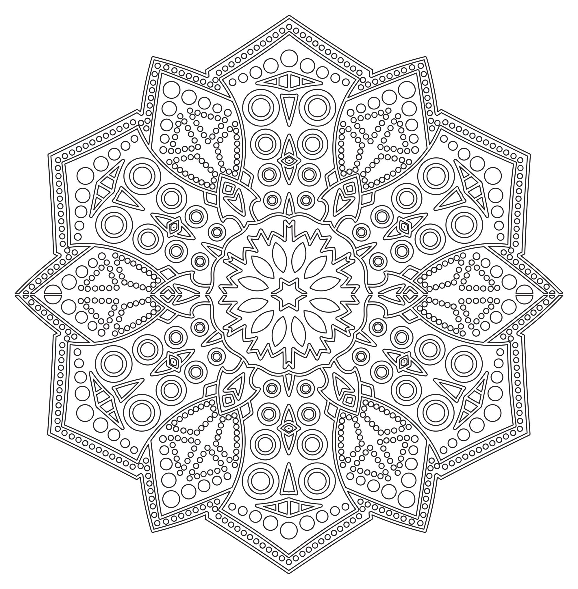 Zen Moment: Explore The Tranquility Of Mandala Coloring