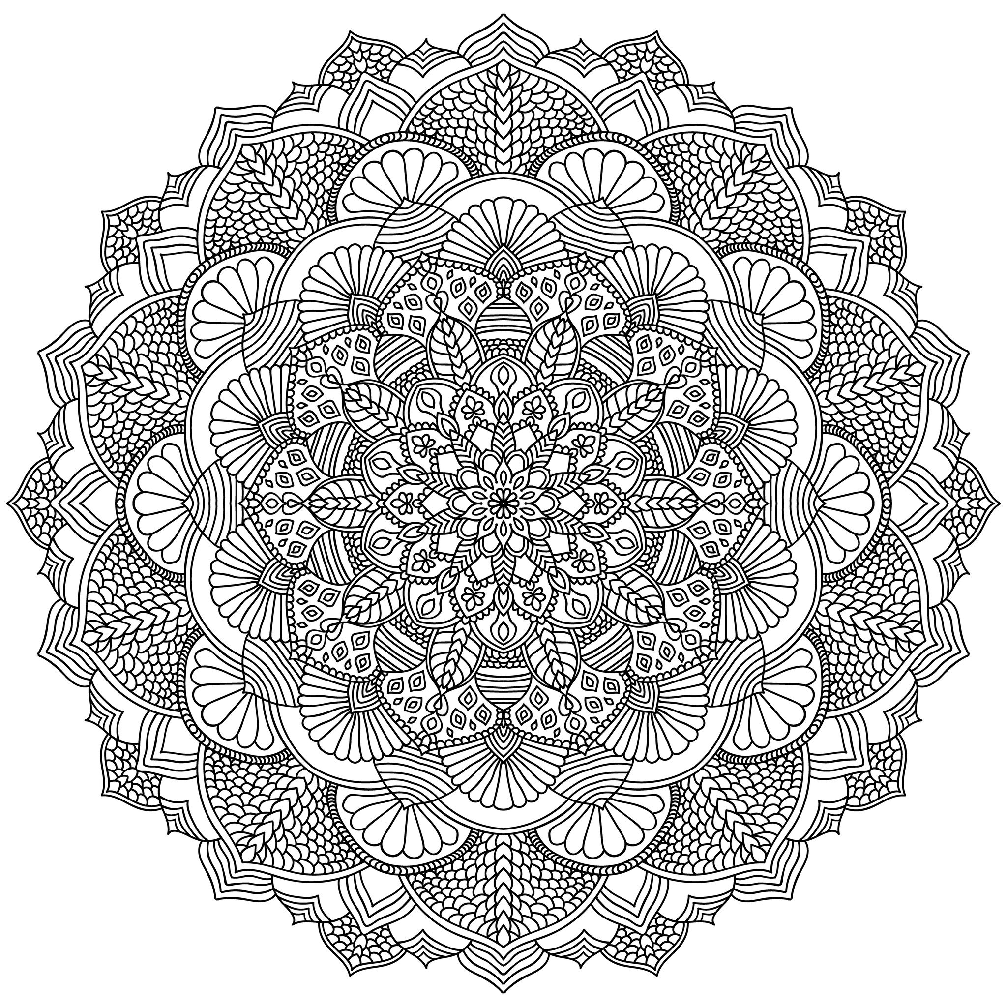 Mandalas are Buddhist devotional images often deemed a diagram or symbol of an ideal universe. Do whatever it takes to get rid of any distractions that may interfere with your coloring.