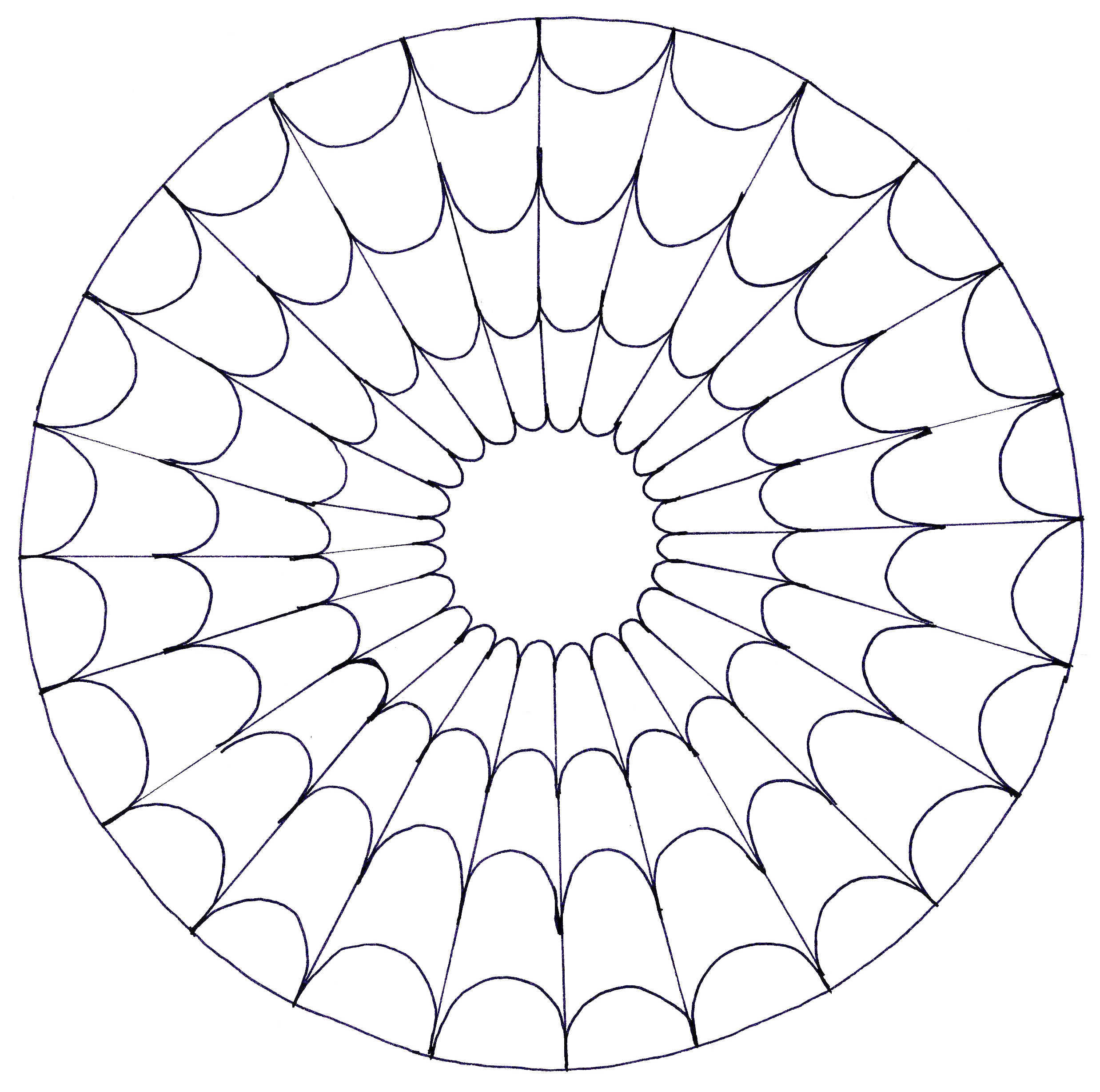 geometric coloring pages easy to print - photo #22