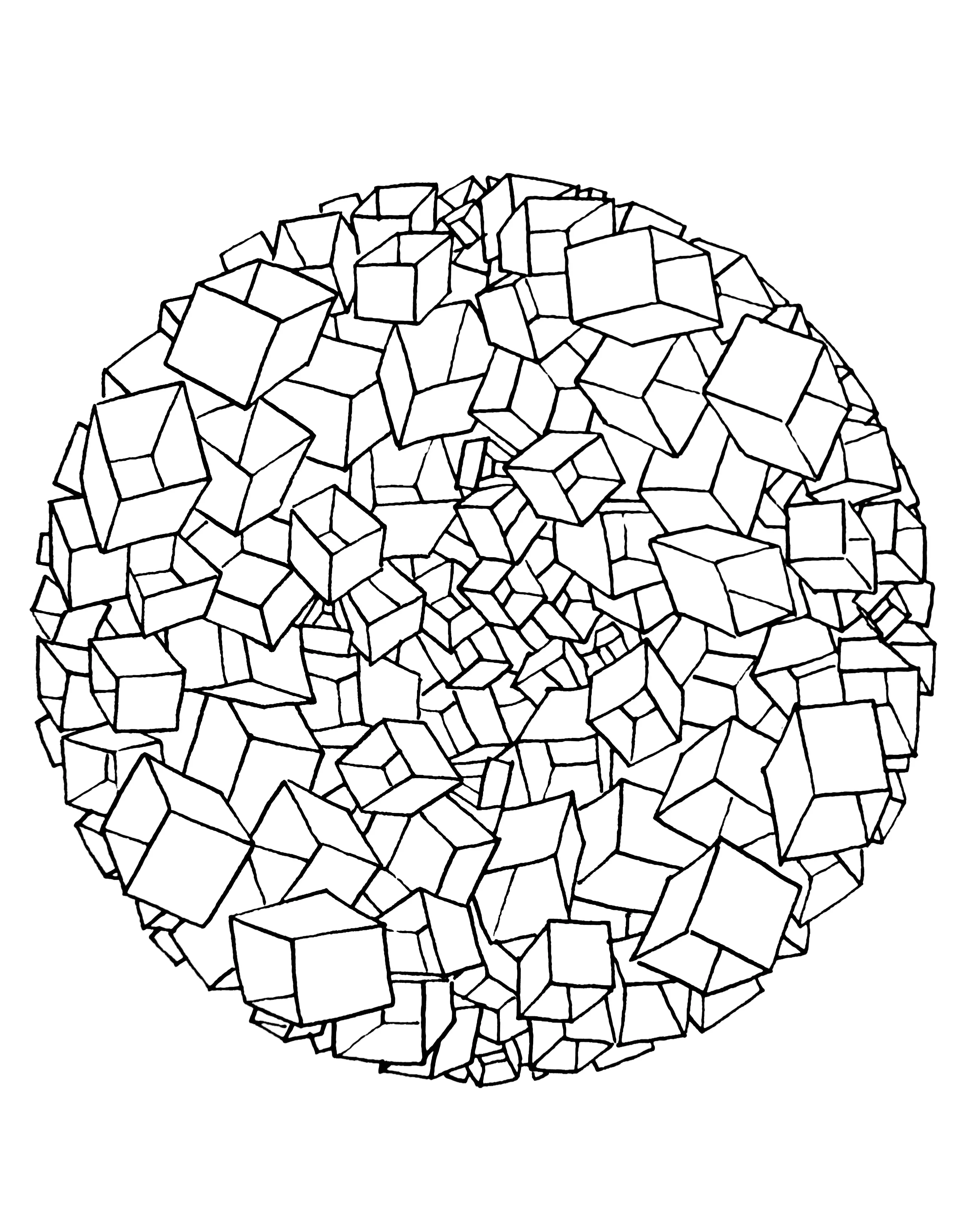 Mandala to color patterns geometric - 15 (Mandalas with Geometric patterns)