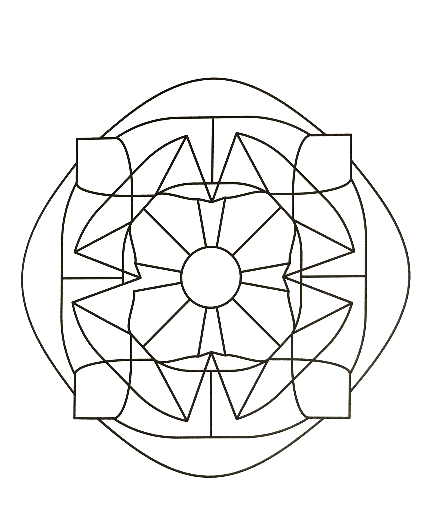 Unique and inspiring Zen & Anti-stress Mandala. Mandalas are designed to help you become free from your worries, because they make it easier to focus on the present moment.