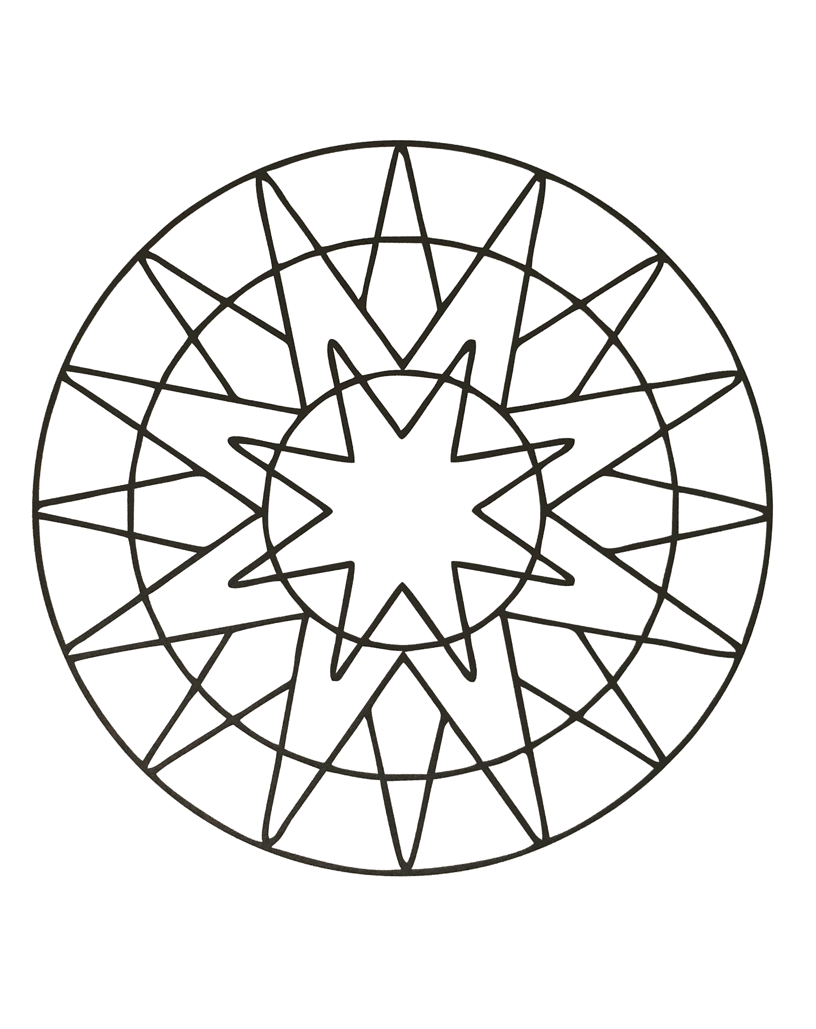 Unique and inspiring Zen & Anti-stress Mandala. Mandalas are designed to help you become free from your worries, because they make it easier to focus on the present moment.