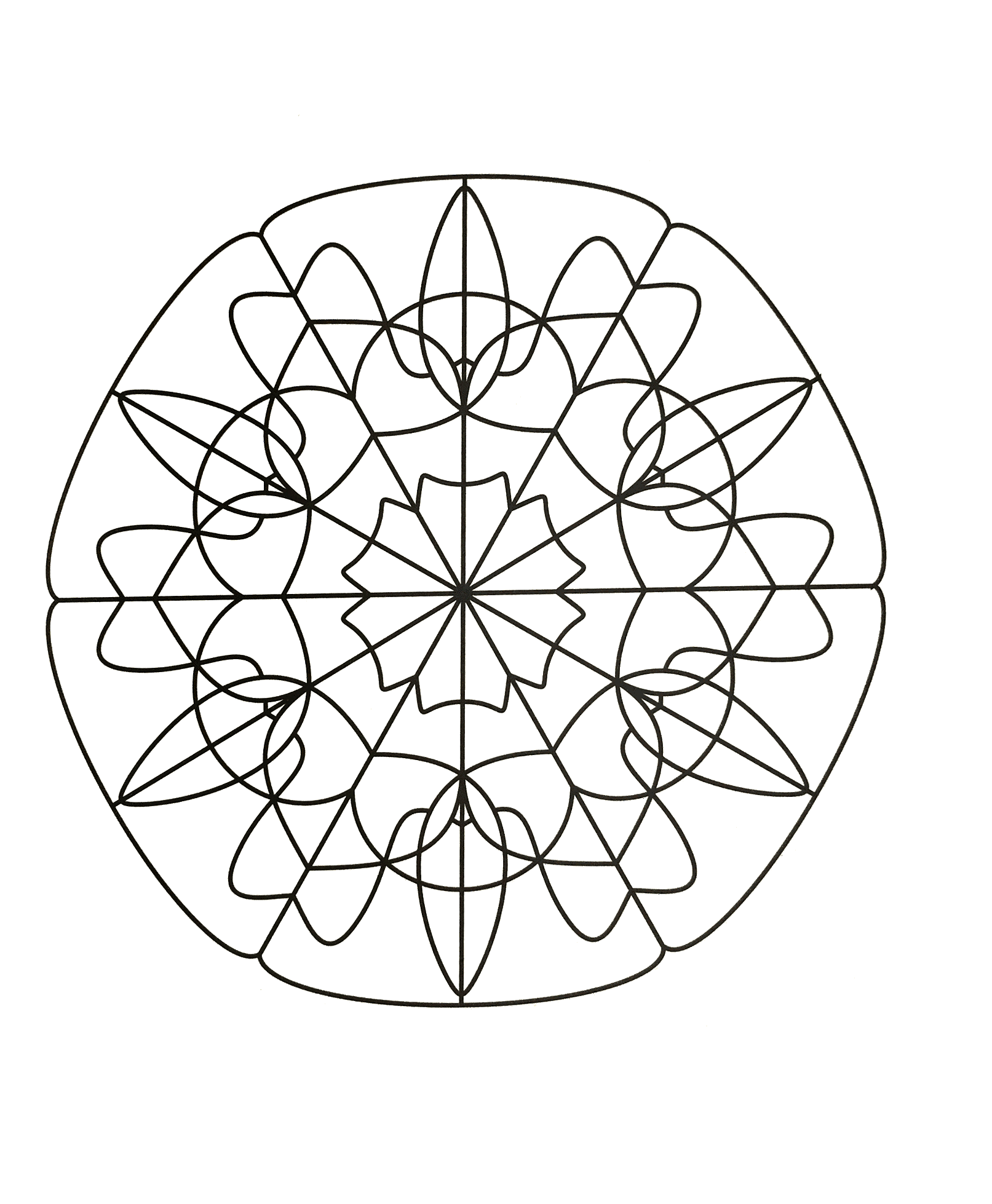 Offer yourself a parenthesis of Zen with this beautiful Mandala coloring page, with the colors that please you the most. You must clear your mind and allow yourself to forget all your worries and responsibilities.