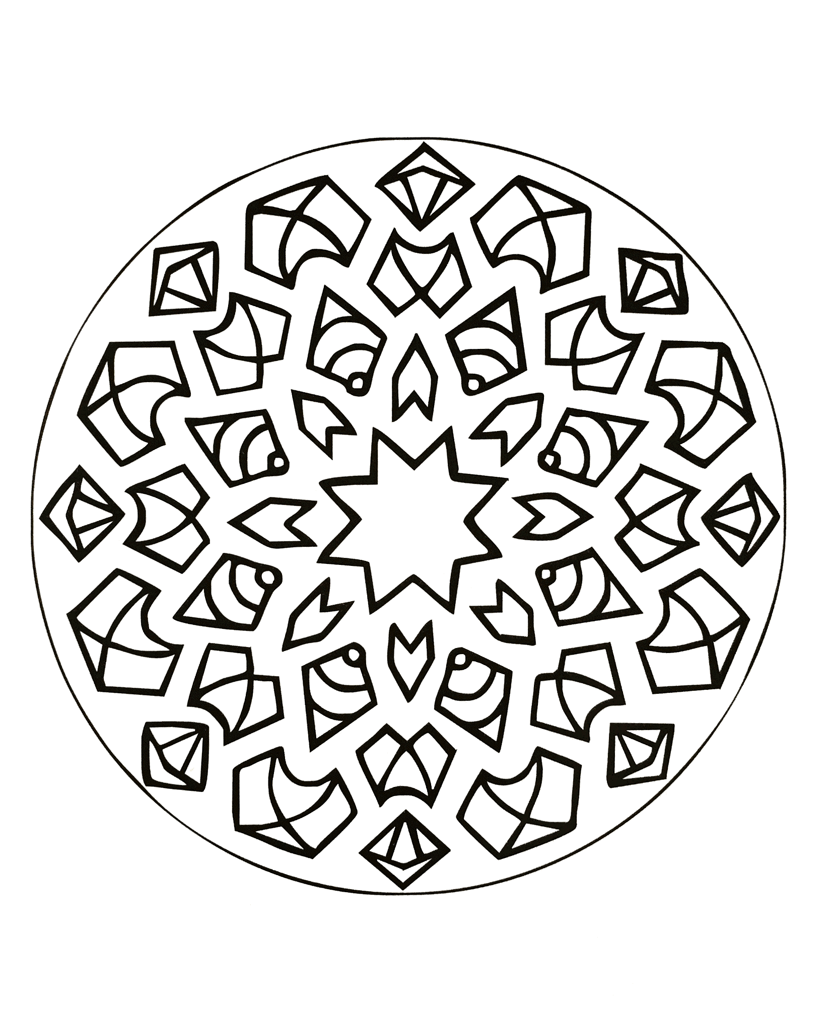 A Mandala guaranteed 100% Relaxation ... coloring a mandala helps you connect with your inner self, bring out your most creative side, and lower your heart rate and blood pressure.