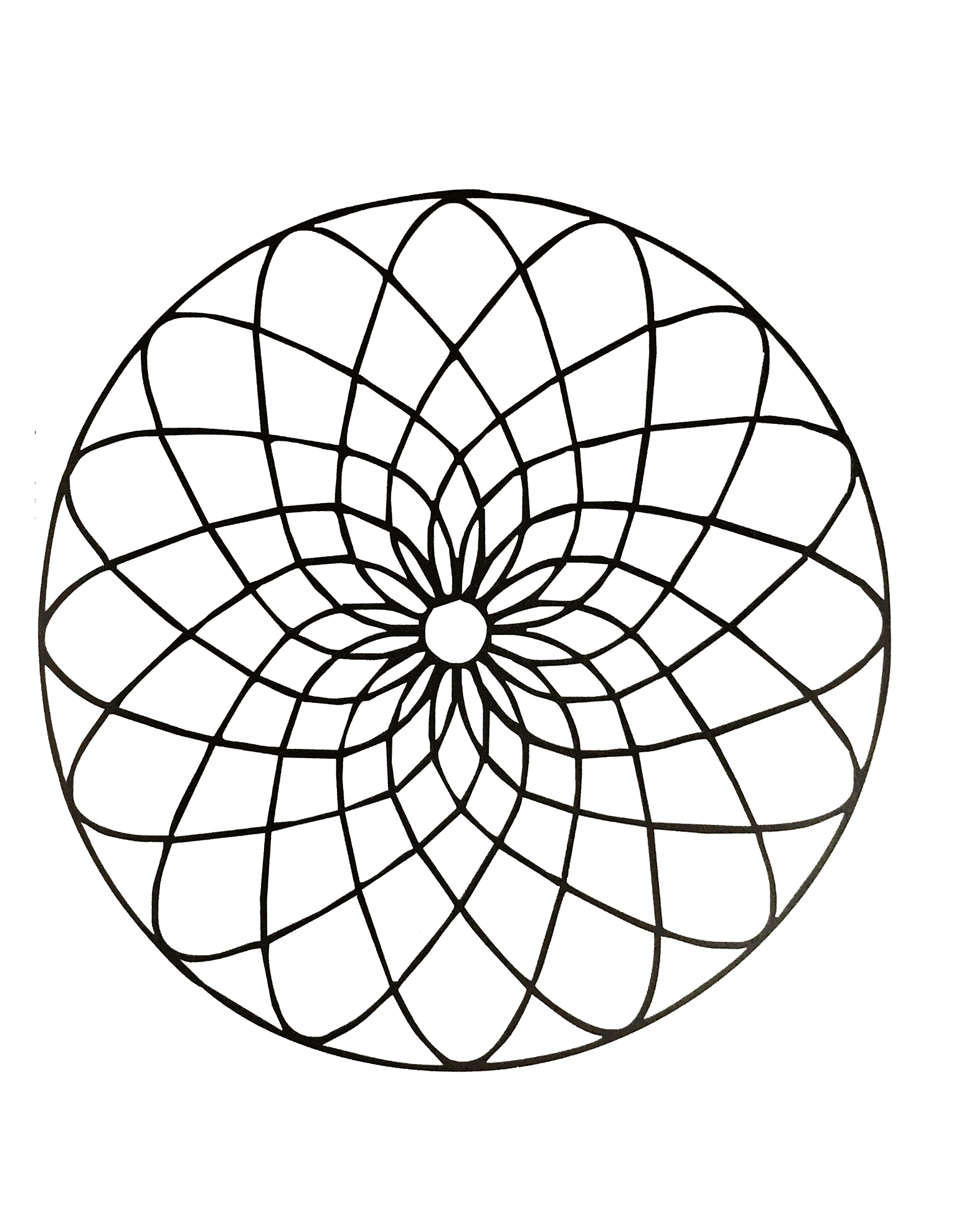 Mandalas geometric to print - 9