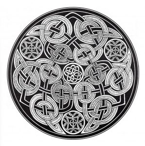 Dark & complex "Celtic Art" Mandala