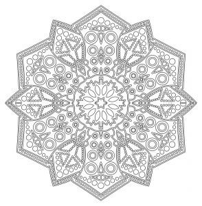 Complex & anti-stress Mandala