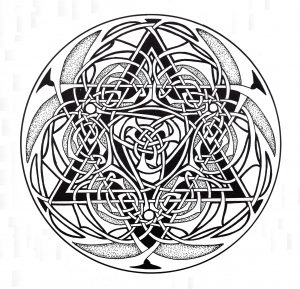 Complex "Celtic Art" Mandala