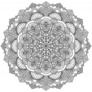 Magnificent abstract & Geometric Mandala