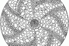 Mandala to color patterns geometric (1)
