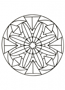 Simple & symmetric Mandala