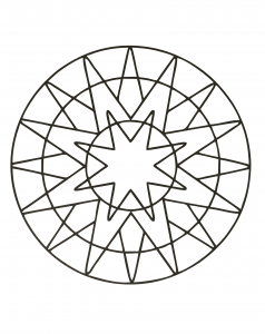 "Sun" Mandala (very simple)