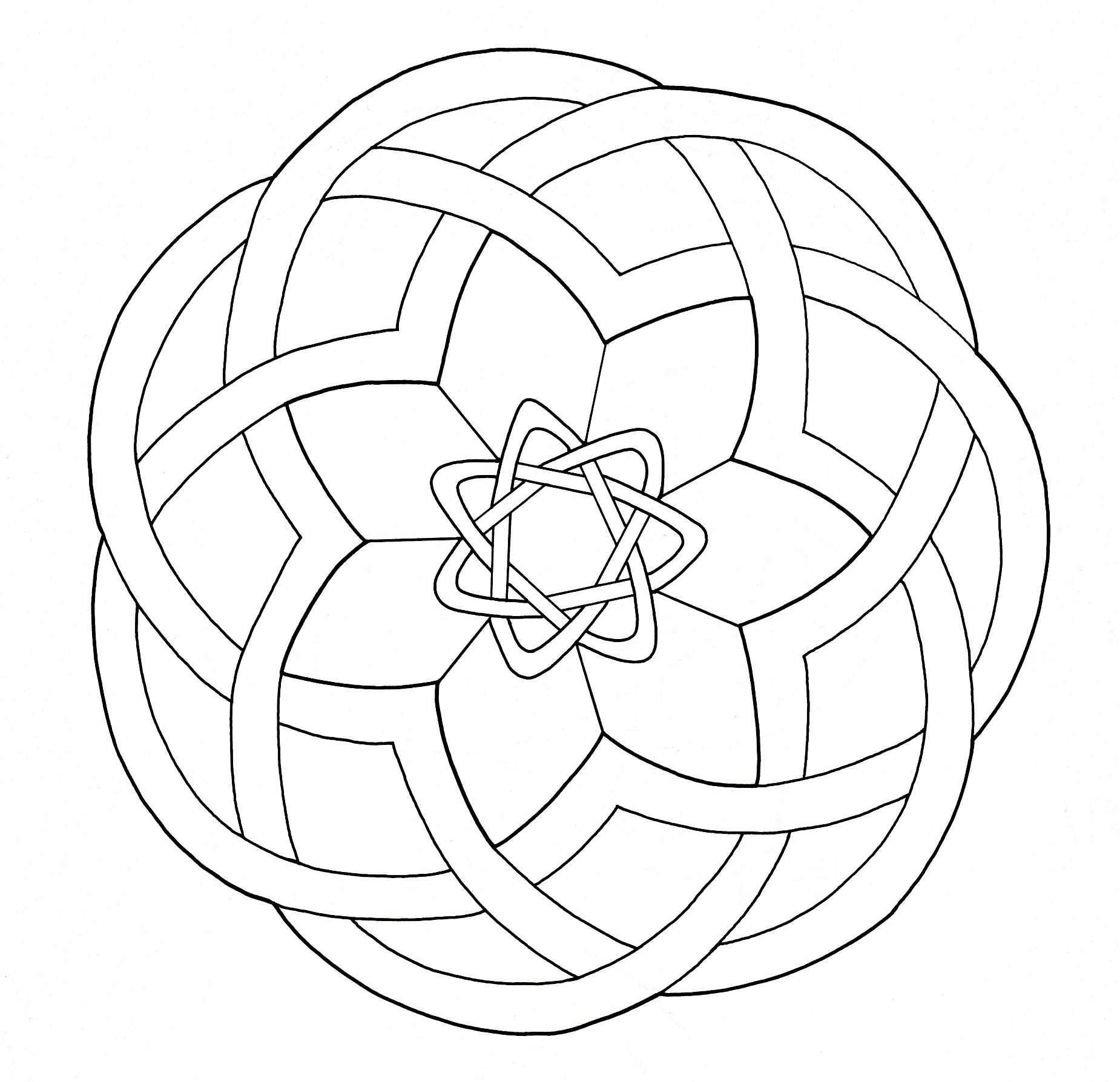 If you are looking for a Mandala not too complicated to color, but still with a relative difficulty level, this one is perfect for you. Do whatever it takes to get rid of any distractions that may interfere with your coloring.