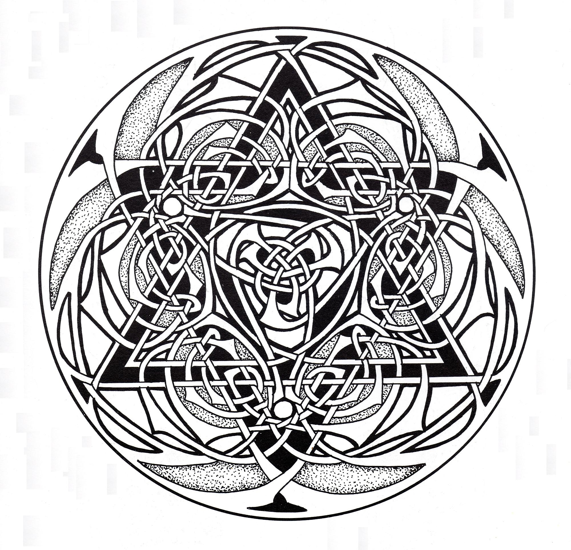 A Mandala of 'standard' difficulty level, which will be suitable for kids and adults who just want to color. Still your mind : this step is essential to get the most out of coloring to reduce your anxiety.