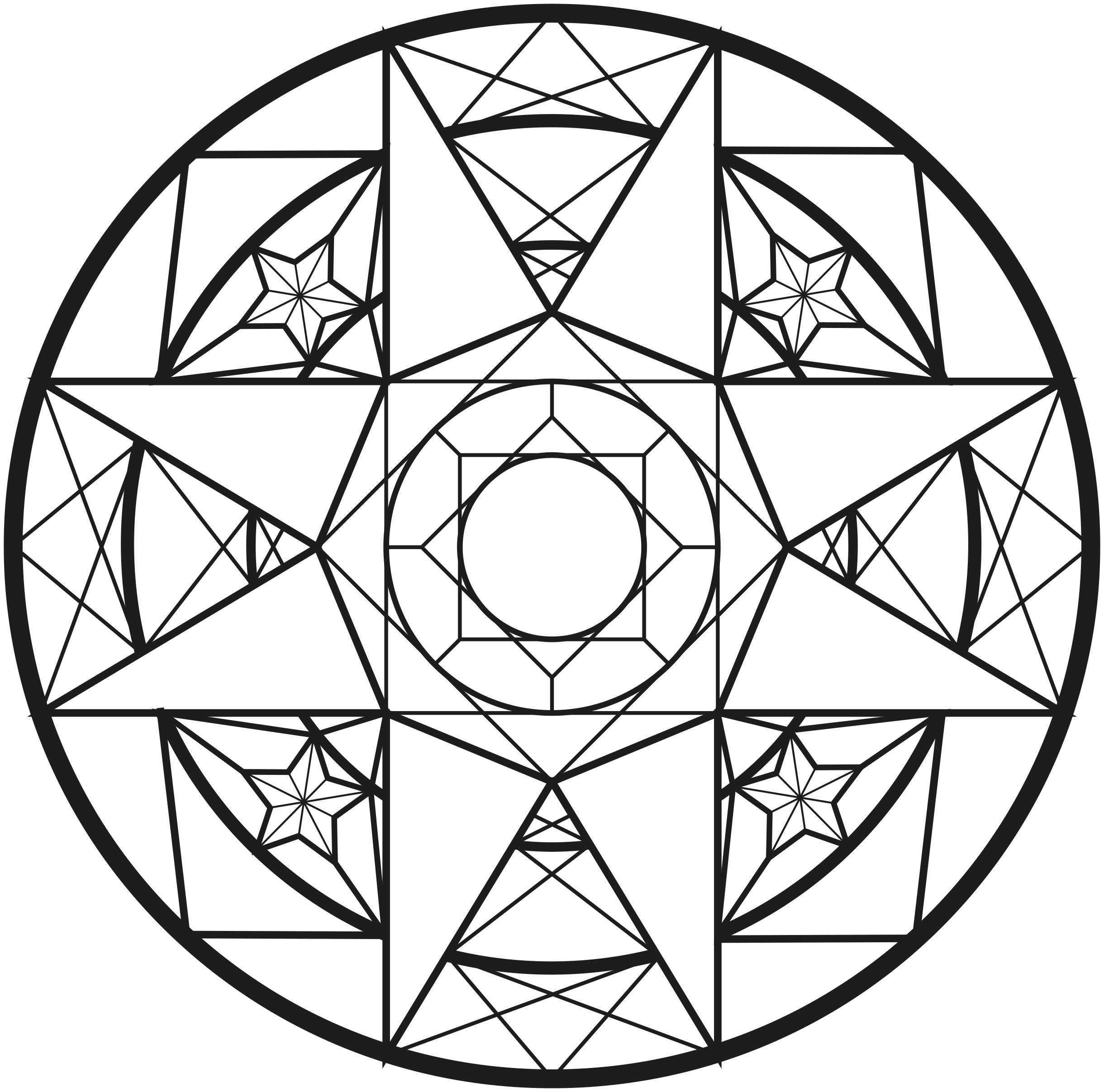 Art Deco Mandala Simple Mandalas 100 Mandalas Zen