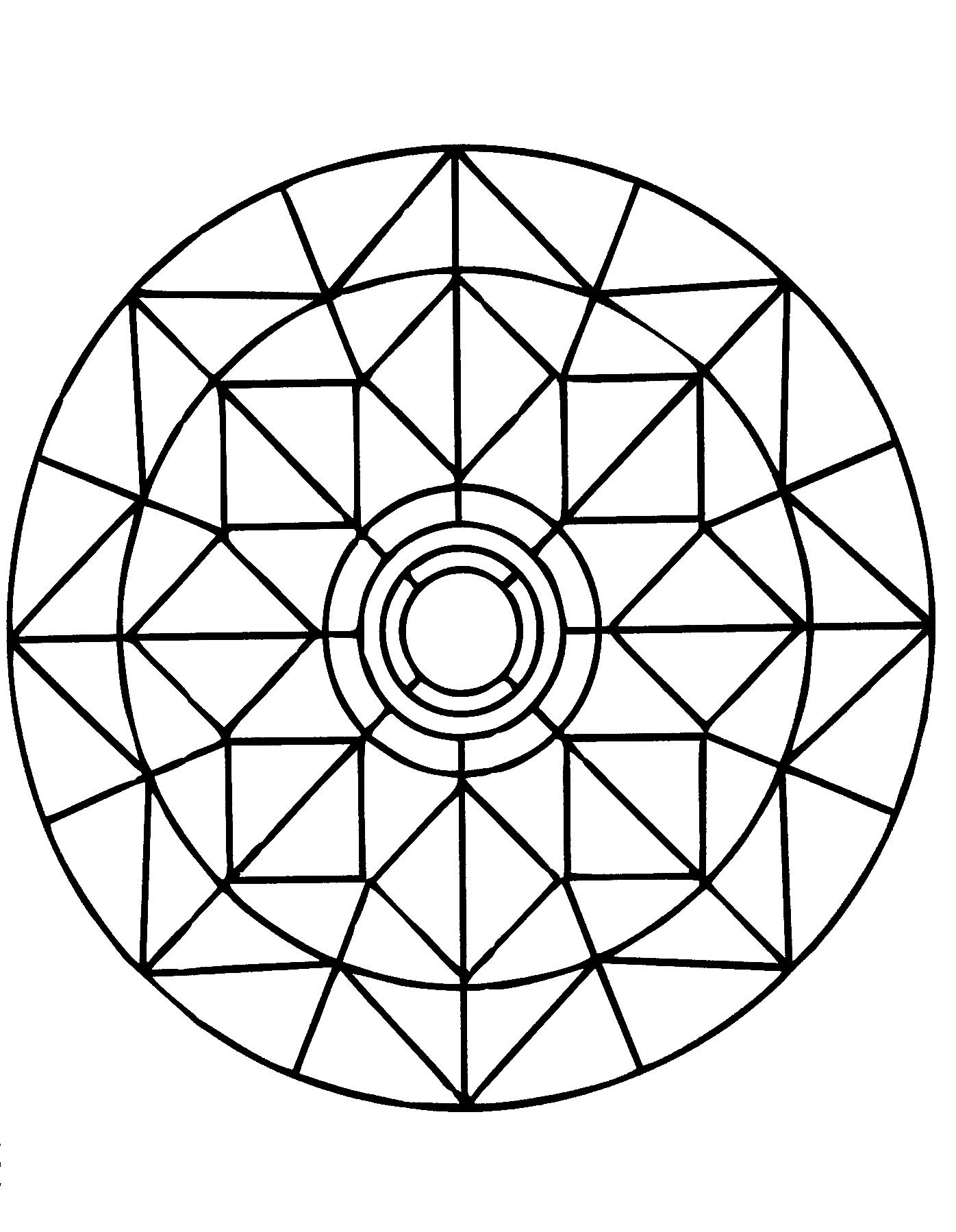 Mandalas To Print Free 22 Simple Mandalas 100 Mandalas Zen Anti