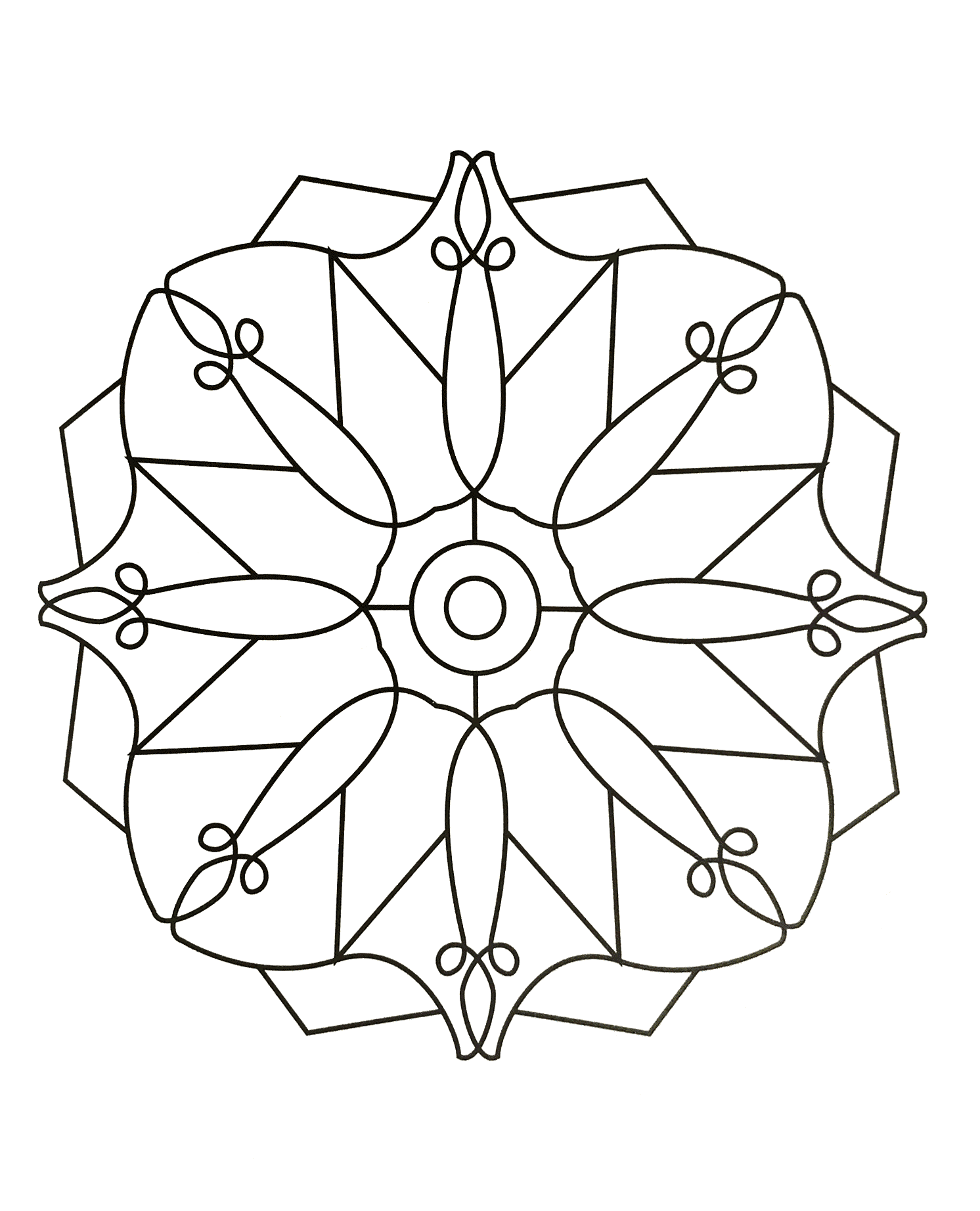 Mandalas to print free 33 Simple Mandalas