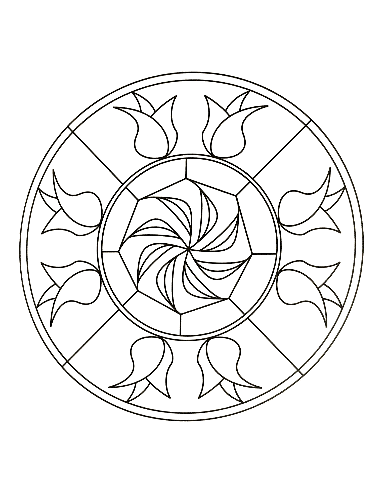 Mandalas to print free - 5