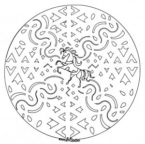 Mandala Domandalas Horse