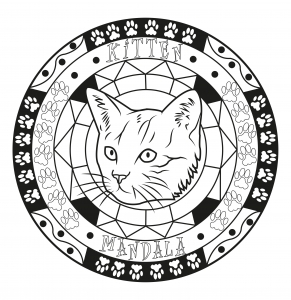 coloriage-adulte-mandala-chat-par-allan