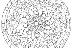 Easy mandala for child by domandala 8