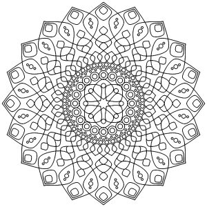 Soothing and Calming Mandala